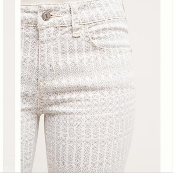 Anthropologie Pilcro and the Letterpress Stet Morocco Print Jeans, SIZE 29 - Picture 2 of 7